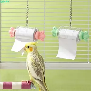 Đồ chơi xé vẹt QEARY, Nhựa có giấy cán Đồ chơi giấy xé chim, Đồ chơi răng hàm chim chống mài mòn Chuỗi treo hình kẹo Đồ chơi tương tác Huấn luyện chim