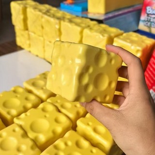 Squishy Phô Mai Khối Bóp Đồ Chơi Bơ Mềm Phô Mai Fidget Đồ Chơi Phục Hồi Chậm Đẩy Giảm Căng Thẳng Đồ Chơi Cảm Giác Giảm Căng Thẳng