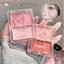 AFTEROF Makeup Rouge, Kem má hồng chống thấm nước, Kem dưỡng ẩm lâu trôi tự nhiên 2 màu Phấn má hồng có độ bóng cao Trang điểm mặt mỹ phẩm