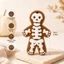 Trang trí bánh quy Treeling có lỗ trưng bày để sử dụng chủ đề Halloween