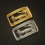 Khóa thắt lưng bằng thép không gỉ 00516 / Khóa tự động họa tiết cá sấu / Chiều rộng bên trong 3,55cm / Thích ứng với Thắt lưng tự động rộng 3,4-3,5cm / Nam / Thép rắn / Phụ kiện thắt lưng / Thay thế thời trang kinh doanh