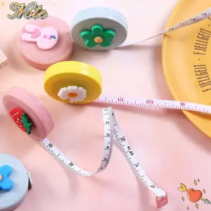 NOTE1 Thước Băng Hoạt Hình, Thước Băng Mini Mềm, Dụng Cụ May Dễ Thương Di Động Phụ Kiện Băng Đo Nhà