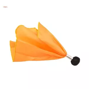 Cờ trọng tài chuyên nghiệp Shas dành cho trò chơi bóng đá và huấn luyện Cờ phạt bóng đá di động có đầu đen