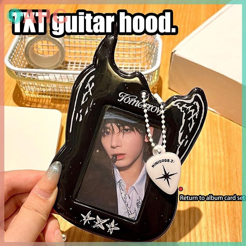 THÊM Hoạt Hình Photocard Hộp Đựng Thẻ Túi Móc Khóa Đàn Guitar Photocard Túi Dễ Thương Hình Thần Tượng Hình Ảnh Bảo Vệ Thần Tượng Giá Đỡ Thẻ Ảnh BSS