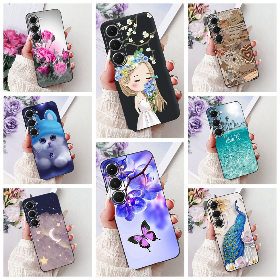 Ốp Lưng Tecno Spark 40 Pro KM6 Silicon Thời Trang Cao Cấp Bướm Tình Yêu Dễ Thương Thoáng Mát Sơn Mặt Sau Techno Spark 40 Pro Vỏ Điện Thoại