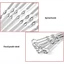 Exhila 20Units Flat Thép Chống gỉ Xiên Xoắn Mặt Trước Chống Trơn Trượt Tay Cầm Thích Hợp Cho Nấu Ăn Tại Nhà Cắm Trại Hoặc Dã Ngoại Dishw