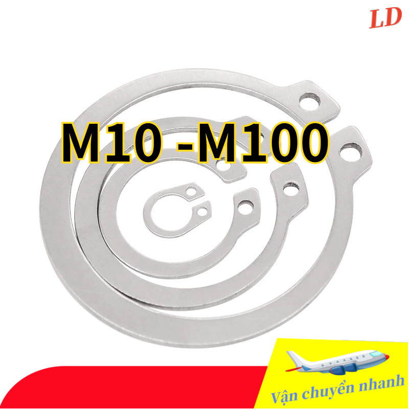 Phanh trục inox 316, phe gài trục, vòng phe phi Cái Phe Gài Trục Inox ...