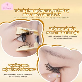 Mi Giả Nam Châm Tái Sử Dụng Life Girls Kèm Nhíp Đeo - Không Keo, Tiện Lợi