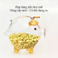 Heo tiết kiệm thủy tinh trong suốt sang trọng, đựng tiền vàng, chất liệu cao cấp, quà tặng ý nghĩa cho bạn bè người thân