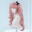 Danganronpa Kích Hoạt Happy Havoc Enoshima JunkoCOS Tóc Giả Da Đầu Mái Vòm Hổ Miệng Kẹp Đôi Đuôi Ngựa Dày