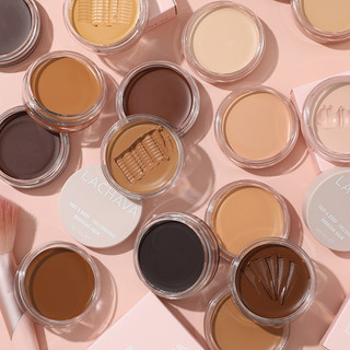 LACHAVA Concealer Concealer Concealer Dấu vết mụn quầng thâm Lâu trôi Bột chống dính Bảng che khuyết điểm 15 màu Conce