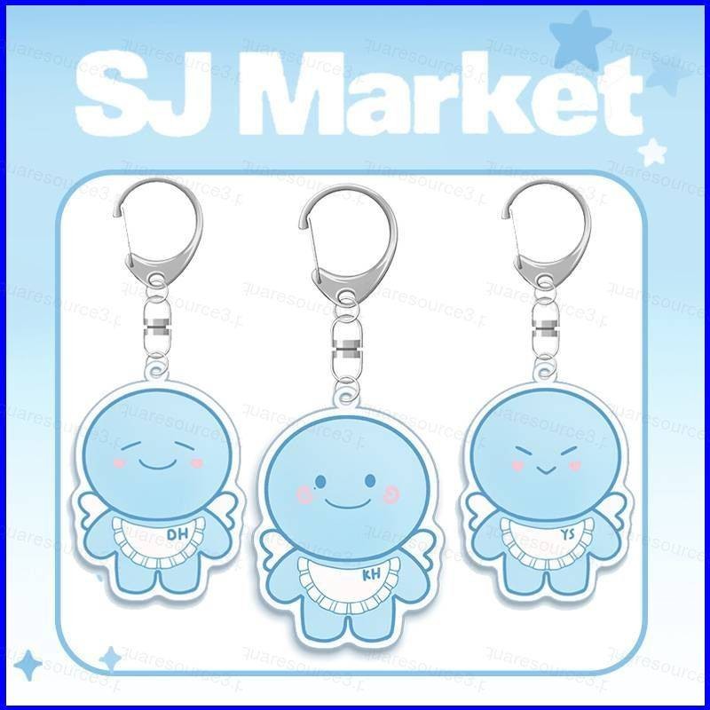 SQ3 SUPER JUNIOR Acrylic Móc Khóa SJ THỊ TRƯỜNG Mặt Dây Chuyền 20 NĂM Phụ Kiện Hoạt Hình Ngôi Sao Ngoại Vi QS3