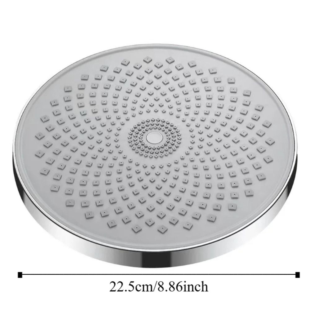 Đầu vòi hoa sen mưa ELLSWORTH, 360° Xoay Bảng Điều Khiển Lớn Lượng Mưa Đầu Tắm Áp Lực, Mưa Đơn Cố Định 9 inch Lớn Bên Trong Tăng Áp Áp Lực Cao Đầu Tắm Treo Tường