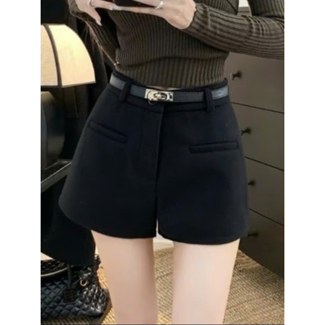 Quần Short Dạ Nữ Dáng Đẹp 2 Lớp, Quần Short Nữ Có Lót Trong Thời Trang Công Sở Thanh Lịch