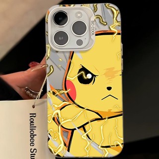 Ốp Lưng iPhone Hình Pikachu Giận Dữ Cá Tính - Tương Thích 16/15/14/13/12/11 Pro Max, XS Max, X