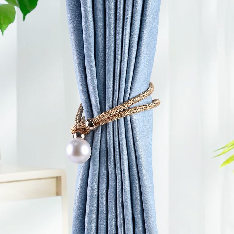 1 Dây buộc rèm / Có thể điều chỉnh đa năng / Màn hình rèm Ngọc trai đêm / Khóa / Rèm