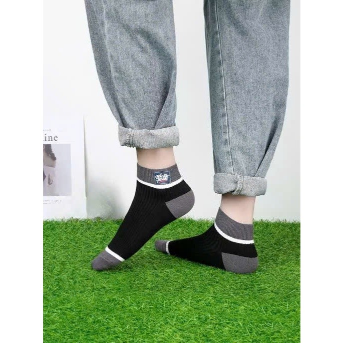 Sét 10 đôi tất vớ nam cổ ngắn , siêu co giãn chất liệu cotton thoáng khí thông hơi chống hôi chân mẫu mới 2025