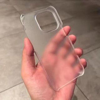 [JLK] Ốp lưng không khung trong suốt siêu mỏng mờ cho iPhone 17 12 Mini 11 15 16 Pro Max 13 14 Plus 17pro 17 Vỏ PC không viền khí