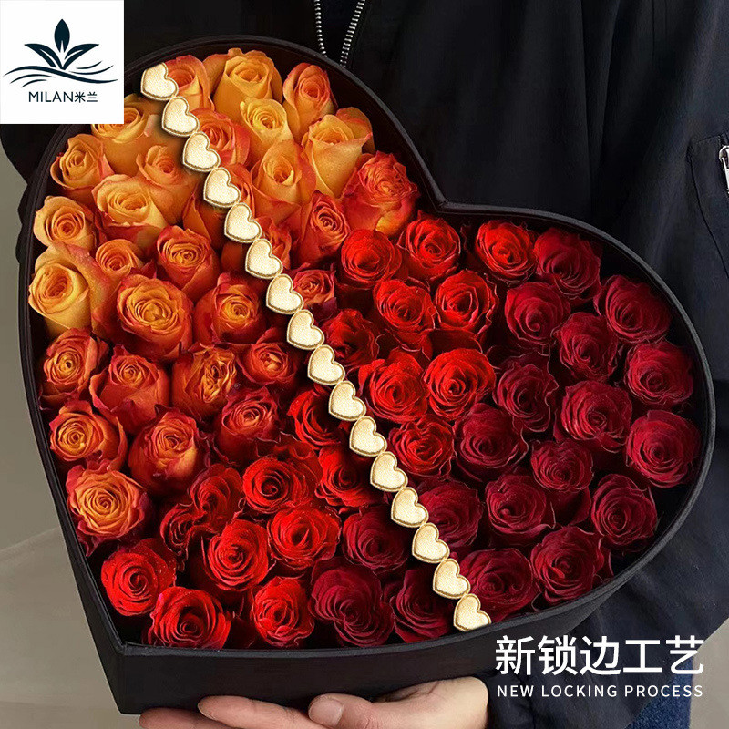 Ruy Băng Tình Yêu Hoa Bó Hoa Dây Đeo Quà Tặng Trang Trí Ruy Băng DIY Handmade Nơ Ruy Băng Hình Trái Tim ZVY6
