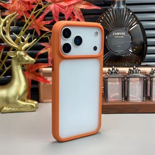 [JLK] Ốp điện thoại TPU mờ trong suốt sang trọng cho iPhone 17 Air 17 Pro Max Nút điều khiển máy ảnh Chống sốc Ốp điện thoại silicon trong suốt