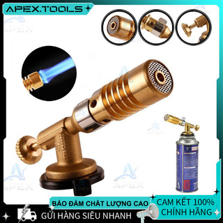 Đầu Khò Ga Siêu Nóng APEX - Đồng Nguyên Khối 1300°C, Mồi Lửa Tiện Lợi
