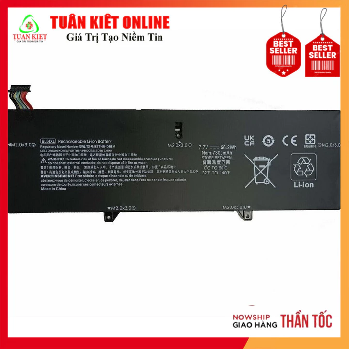 Pin Laptop HP EliteBook X360 1040 G5, Hp Elitebook X360 1040 G6, BL04XL (ZIN)