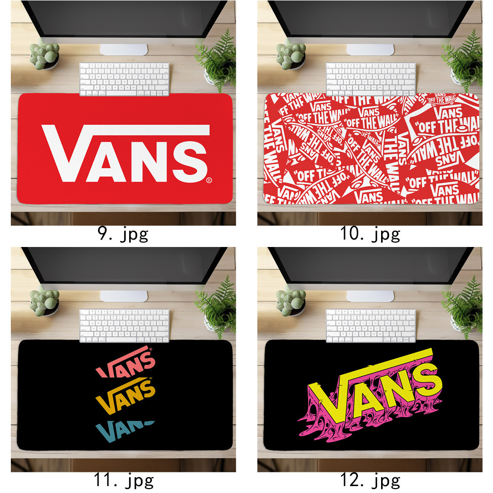 Giày Art Vans Logo Miếng Lót Chuột In Nghệ Thuật Bàn Phím Máy Tính Bàn Phím Bàn (60x30cm / 80x40cm)