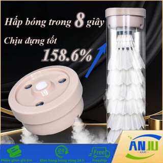 Máy Hấp Cầu Lông Cầm Tay - Thiết Kế Nhỏ Gọn, Có Thể Sạc Lại, Phù Hợp Mọi Người Chơi