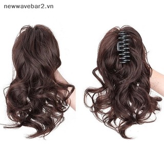 Kẹp Tóc Giả Xoăn Ngắn Tổng Hợp - Tạo Kiểu Đuôi Ngựa Dễ Thương Cho Nữ