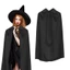 Treeling Halloween có mũ trùm đầu Áo choàng ma cà rồng Phù thủy Mũi phù thủy Trang phục cho bữa tiệc Cosplay Phù thủy Áo choàng dài đầy đủ