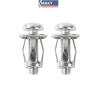 Onetimingcool 10 Chiếc M5 / M6 Jack Nuts Xe Kim Loại Vít Cánh Hoa Hạt Vít Cho Rỗng Tường Sắt Da VN