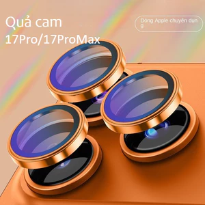 Bộ dán bảo vệ từng mắt camera bằng kim loại chống xước, chống lóa cho iPhone 17 16 15 14 plus 13 12 11 17 pro max