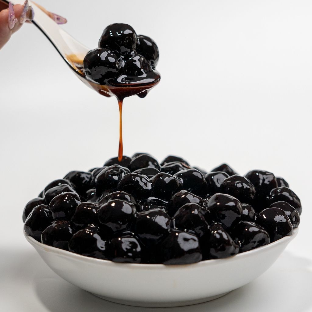 Trân Châu Đen Desa Túi 1KG Trân Châu Sống Chuẩn Vị, ToppingThơm Ngon Mềm Dẻo