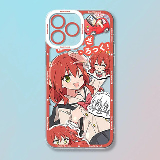 Vỏ Cho Samsung Galaxy A24 A34 A05 A05S A52 A04 A04E A23 S22 Ultra Plus Ốp Lưng Trong Suốt Bảo Vệ Toàn Diện Anime Bocchi The Rock Thời Trang Sang Trọng Ví Chống Rơi