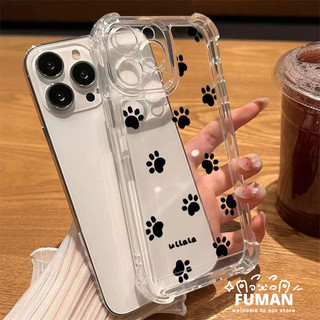 Vỏ In Hình Paw Hoạt Hình Dễ Thương Cho Redmi 15 15C 13X Note 15 Pro Plus Turbo 4 Pro A5 A4 5G 4G Vỏ Mềm Đơn Giản Chống Rơi Trong Suốt Vỏ Điện Thoại Mềm