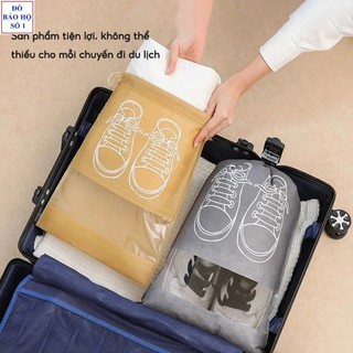 Túi Đựng Giày Dép Du Lịch Có Dây Treo Vali, Túi Bảo Quản Giày Dép Chống Bụi Bẩn Ẩm Mốc