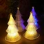 3 Đèn LED cây thông Noel nhiều màu, Pin AG10 được lắp sẵn 360° Trang trí đèn ngủ di động phát sáng cho bữa tiệc phòng ngủ