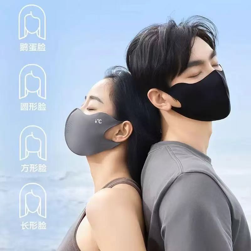 Mặt nạ móc tai UPF50 mới, chống bụi, bảo vệ mặt khỏi nắng, bảo vệ da mặt