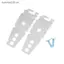 Áo ngực buộc chặt máy rửa chén SRVN 2 chiếc 8269145 Bộ giá đỡ Undercounter với 2 ốc vít Lắp đặt dễ dàng để sửa chữa thiết bị nhà bếp.