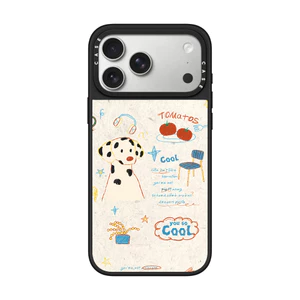 Ốp điện thoại hình chó gương từ tính Graffiti cho IPhone 17 Pro Max 16 15 14 Plus 13 12 11 17 Vỏ khí Vỏ bảo vệ chống sốc