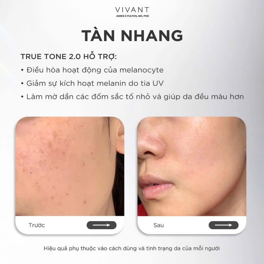 [HÀNG CÔNG TY] Serum True Tone 2.0 Vivant Skincare  30ml | Dưỡng Sáng Căng Bóng Da