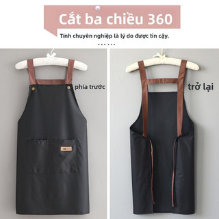 Tạp Dề Chống Thấm Nước Chống Dầu Bền Thích Hợp Cho Nấu Ăn Nhà Bếp Cafe Trà Sữa Tạp Dề Làm Móng Tay