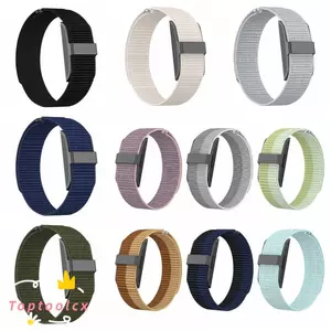 TOPTOOLCX Dây Thể Thao, Thiết Kế Vòng Mềm Theo Dõi Thể Dục Dây Đeo, Nylon Chất Lượng Cao Có Thể Điều Chỉnh Thoáng Khí Thay Thế Dây Đeo Tay Cho Nam Nữ