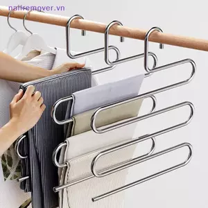 Móc treo quần áo đa chức năng 5 lớp Quần chống trượt Bảo quản vải Ra với nhiều chức năng để treo và bảo quản MỚI
