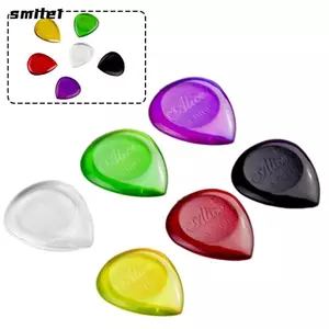 SMILE 6 Chiếc Đàn Guitar Bass Điện Chọn, Chọn Nhanh 1 / 2 / 3 Mm Đàn Guitar Chọn, ABS Stubby Đàn Guitar Phụ Kiện