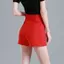 Quần short voan chữ a eo hẹp thon gọn phù hợp với mọi phong cách bên ngoài Quần short nữ cạp cao Bộ đồ mùa xuân mùa hè
