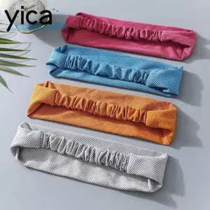 Băng đô thể thao YICA, Băng đô đàn hồi mát mẻ thấm mồ hôi thoáng khí, Băng đô tập thể dục khô nhanh nhẹ Yoga