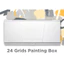 Có Thể Gập Lại Màu Nước Bảng Màu Sơn Bảng Bảng Bảng Bảng Bảng Flip 24 Bảng Màu ZTZV