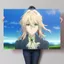 Violet Evergarden Anime Poster Veritt Evegarden Ký túc xá hai chiều Nhãn dán tường quá khổ 6.16