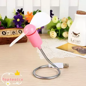 Quạt USB TOPTOOLCX, Quạt Nhỏ USB Gió Lớn Serpentine, Quạt Để Bàn Mini 30cm Dài Có Thể Điều Chỉnh